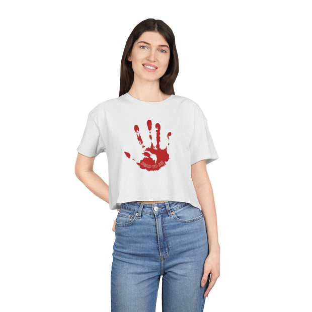 Dead to Me Crop Tee - Match Your Mood Apparel