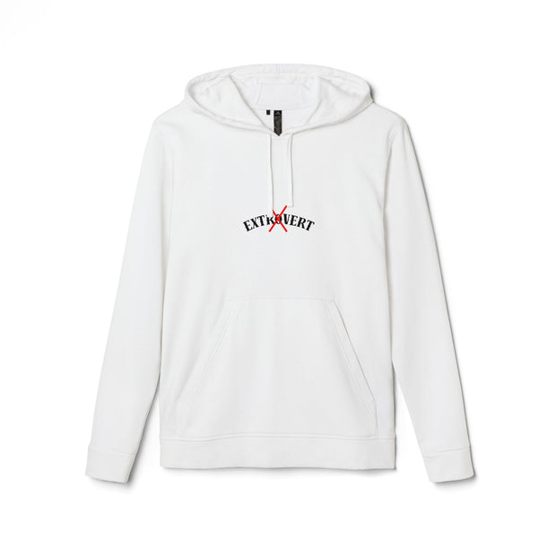 Not So Extrovert Hoodie (White) - Match Your Mood Apparel