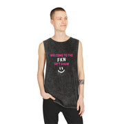 Welcome To The Fkn Sh*t Show Tank Top (Stonewash) - Match Your Mood Apparel